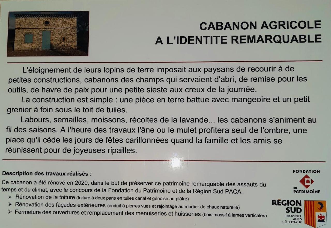 Le Cabanon Des Lavandes Entre Mont Ventoux Et Luberon Со-де-Воклюз Екстер'єр фото